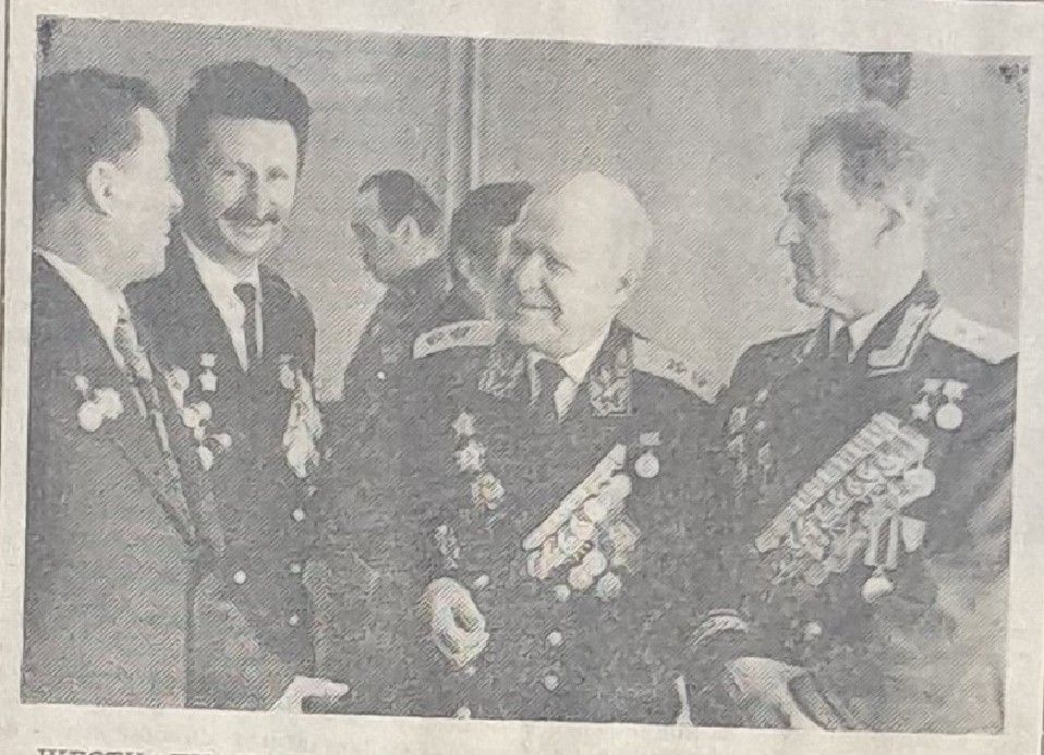 В.Ф. Голубев удостоен семи орденов Красного Знамени