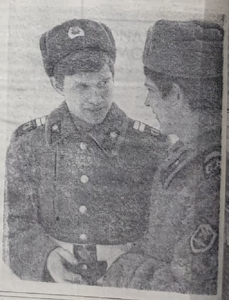 До армии Сергей Новожилов (слева) работал электросварщиком в ТЭС-2, а Алексей Матушкин - слесарем в ЖКО комбината
